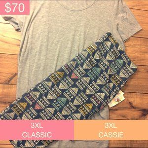 Lularoe 3xl Classic & 3xl Cassie Skirt Outfit